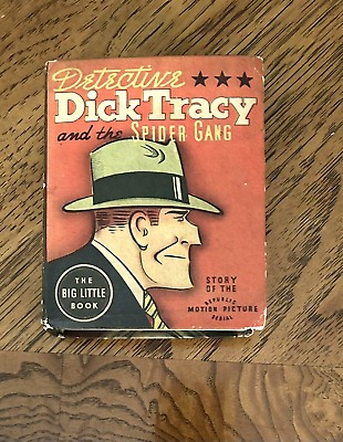 #ad Dick Tracy and the Spider Gang 1937 Big Little Book # 1446 Chester Gould $43.00