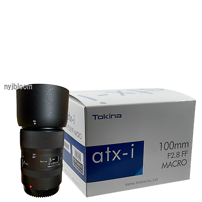 #ad New TOKINA atx i 100mm f 2.8 FF Macro Lens for Canon EF Mount Full frame Format $339.47