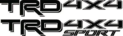 #ad Toyota TRD 4x4 Sport Compatible with Tacoma Tundra black vinyl Decal set 0001 $12.80