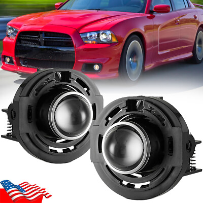 #ad Bumper Fog Lights Driving Lamps Pair For Dodge Charger SRT 8 2012 2013 2014 2015 $34.83