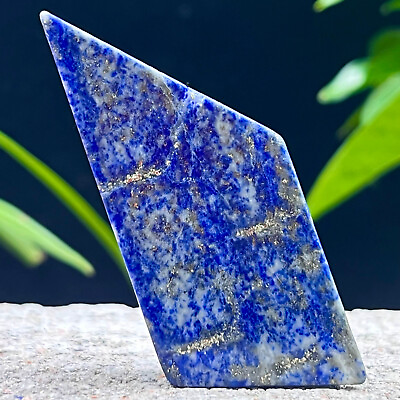 #ad 46G Natural Azure Sapphire Crystal Treatment Polishing and Healing $20.00