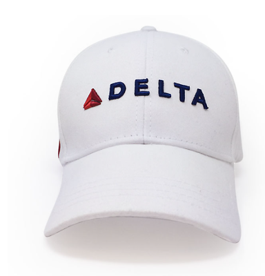 #ad #ad NEW Delta Airlines White Supergraphic Hat DSDM17H378 $29.44
