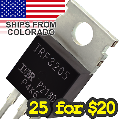 #ad MOSFET IRF3205 110A 55V Transistor for Arduino Pi TTL $5.89