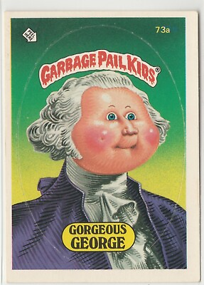 #ad Garbage Pail Kids Gorgeous George #73a BLUE ERROR 1985 Series 2 OS2 GPK 5730 $99.99
