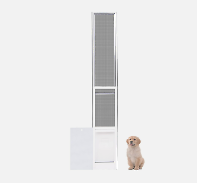 #ad HANIML Dog Door for Patio Pet Door Sliding Glass Door Open Box DOOR ONLY READ $109.00