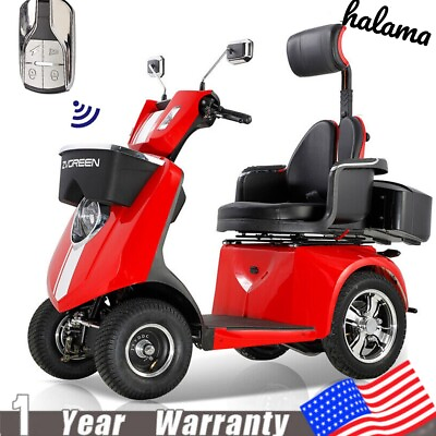 #ad 800W 4 Wheels Travel Mobility Scooter 60V 20AH battery Motor for Adult Senior $2199.00