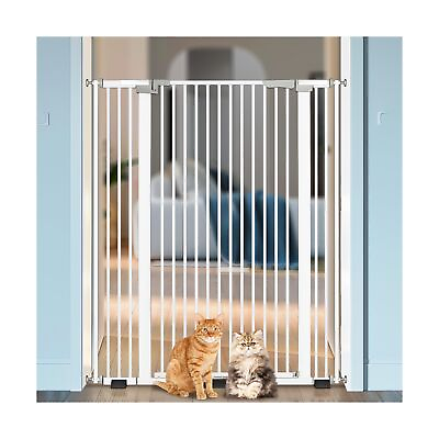 #ad KoreTech Cat Gate Extra Tall 52 Inch Pet Gate 30quot; 41quot; Wide Adjustable Hig... $127.19