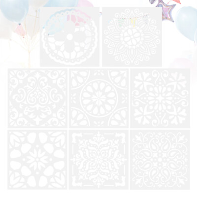 #ad 8 Pcs Premium Mandala Reusable Painting Tool Decorate Flowers $8.01