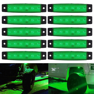 #ad #ad Offroad Truck Boat Green Rock Pods LED Underbody Wheel Jeep Light Waterproof USA $13.49