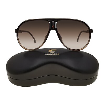 #ad Carrera CHAMPION65 N Icons Sunglasses DCCHA Black Brown Paul Newman NEW MENS $69.95