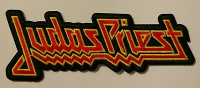 #ad Judas Priest Patch Embroidered 5 1 4quot; x 2quot; Iron or Sew on Heavy Metal Rock $4.95