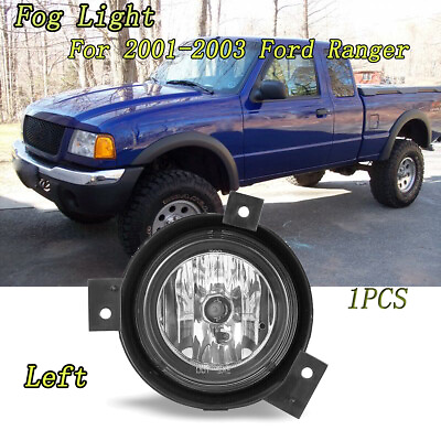 #ad Fog Lights For 2001 2003 Ford Ranger Front Bumper Lamp Clear Lens Left Light US $24.99