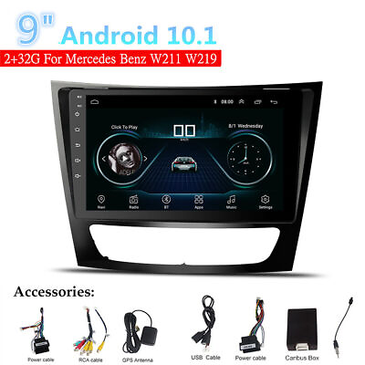 #ad 9#x27;#x27; Android 10.1 232G Car Stereo Radio GPS Headunit For Mercedes Benz W211 W219 $186.60