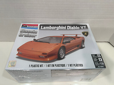 #ad MONOGRAM LAMBORGHINI DIABLO VT 85 0889 1:24 scale Plastic Model Kit New $19.99