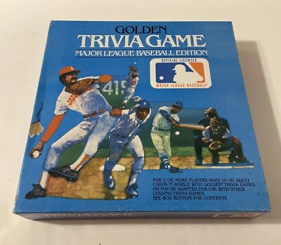 #ad Vintage Major League Baseball Edition Trivia 1984 by Golden Complete NICE $19.99