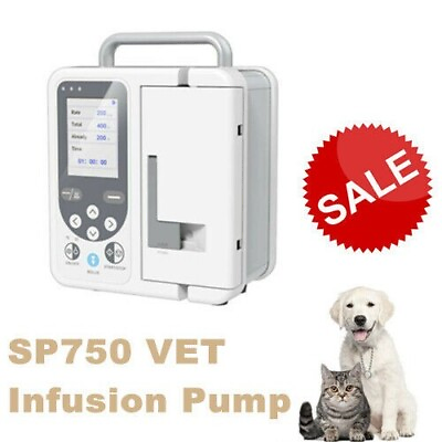 #ad USACONTEC Veterinary IV Infusion Pump Portable Machine LCD Display SP750VET $299.00