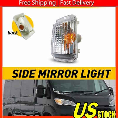 #ad Passenger Mirror Turn Signal Fits Light For 14 23 Ram ProMaster 1500 2500 3500 G $19.49