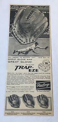 #ad 1960 Rawlings baseball glove ad KEN BOYER Great Glove Man Cardinals $5.99