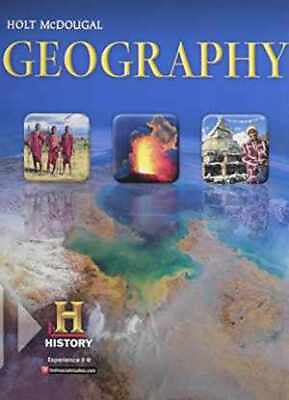 #ad Geography: Student Edition 2012 Hardcover by HOLT MCDOUGAL Good $5.49