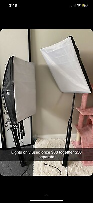 #ad Continuous Lighting Kit with 2 Softbox Light and Carry... $80.00