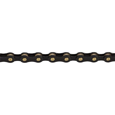 #ad Connex 11sB Chain 11 Speed 118 Links Black Gold Stainless Steel $67.41