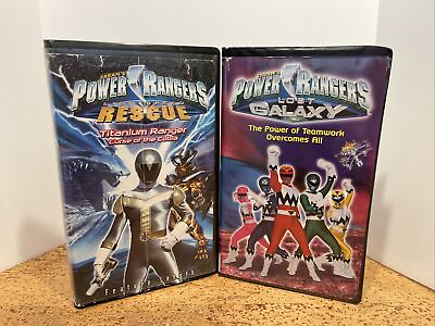 #ad Power Rangers: Lost Galaxy VHS 1999 Light speed Rescue Bundle Tested $8.79