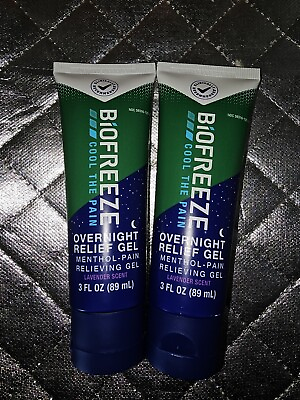 #ad 2 Biofreeze Overnight Relief 🛌🛌😴💤 Gel Relieving Gel 3 Fl Oz🔥🔥🔥 $21.98