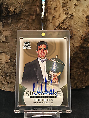 #ad 2018 2019 Chris Chelios Signature Renditions The Cup Hard Signed Auto HOF $39.99