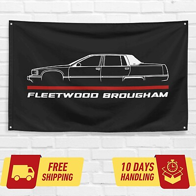 #ad For Cadillac Fleetwood Brougham 1994 Car Enthusiast 3x5 ft Flag Gift Banner $17.99