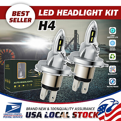 #ad H4 HB2 9003 LED Headlight Kit CSP High Low Beam 16000LM 50W Bulbs $19.59