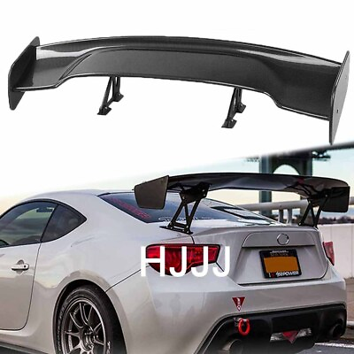 #ad 57#x27;#x27; Universal Rear GT Style Spoiler Carbon Style for sedans Rear Trunk Wing $163.77