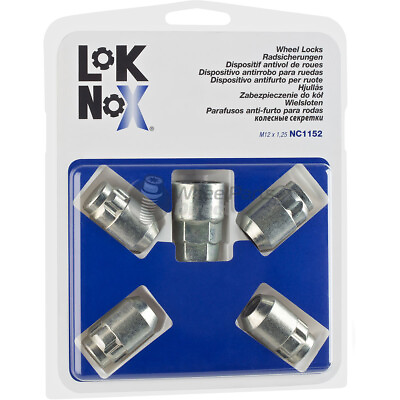#ad LokNox 12x1.25 Lock Nuts for Nissan Frontier Mk1 97 04 on Aftermarket Wheels GBP 19.99