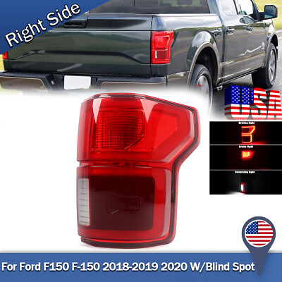 #ad Right Side LED Rear Tail Light Brake For Ford F 150 F150 2018 2020 W Blind Spot $212.98