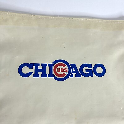 #ad Vintage Chicago Cubs Amoco Bag Petroliana Gas Baseball Automotive Collectible $8.76
