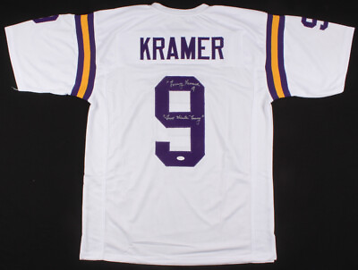#ad Tommy Kramer Signed Minnesota Vikings Insb quot;Two Minute Tommyquot; Jersey JSA COA $229.95