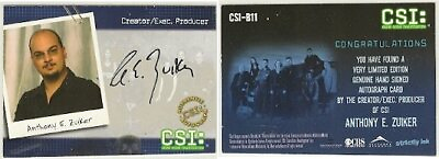 #ad Chase CSI Series 2 Autograph Card CSI B11 Creator Producer Anthony E. Zuiker $6.95