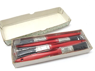 #ad Osborn 1 2quot; Wide Flat Brush Paint amp; Varnish Plastic Handle Pack of 12 $12.59