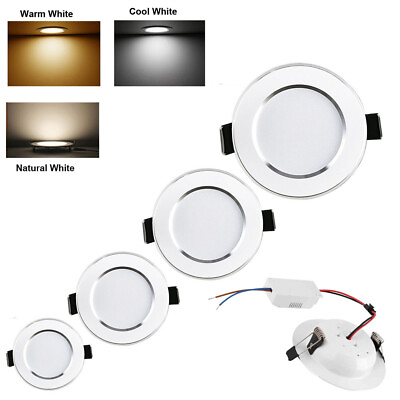 #ad Dimmable Recessed Led Ceiling Down Light Lamp Spotlight 5W 7W 9W 12W 18W Round $2.66