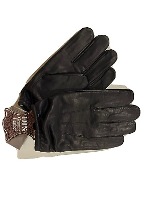 #ad POLICE Leather Gloves Leather CUT RESISTANT PATROL DUTY SEARCH GLOVES $13.99