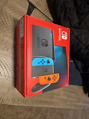 #ad Nintendo Switch 32GB Gray Console with Neon Red and Neon Blue Joy Con $250.00