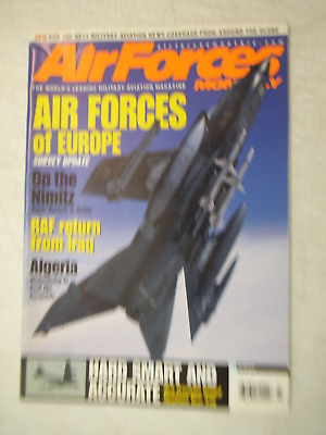 #ad AIR FORCE MONTHLY MAGAZINE JULY 2003 RAF IN IRAQ SUPER HORNETS ON THE USS NIMITZ $14.95