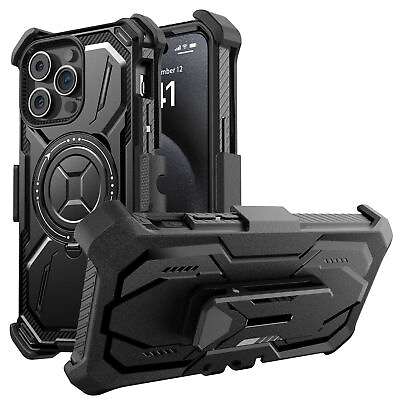 #ad For iPhone 15 Pro Max 14 13 12 11 Heavy Duty Defender Case Belt Clip Holster $13.75