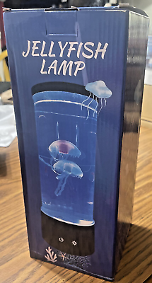 #ad USB Electric Jellyfish Lamp 8 color Changing Mood Night Light Decor Lava Ocean $19.75