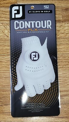 #ad NEW FootJoy Contour FLX Golf Glove MENS LARGE for Righty Golfer $10.99