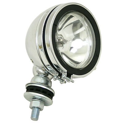 Empi 9310 Chrome 6quot; Round Off Road Light With Mounting Post H3 100W $46.95