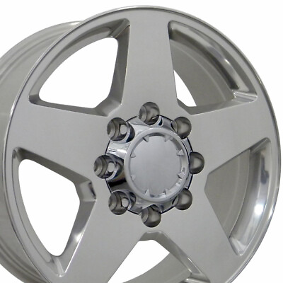 #ad Polished 20 inch Wheels Set of 4 Fit 8x180 lug 2011 2020 Silverado Sierra $1095.00