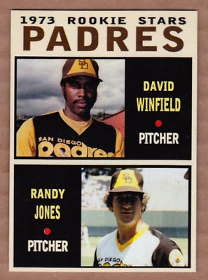 #ad Dave Winfield amp; Randy Jones #x27;73 San Diego Padres rookie stars NM cond. $5.95