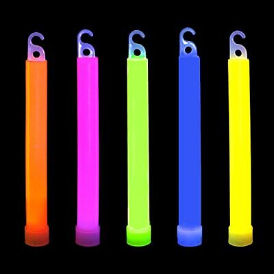 #ad novelinks 50 Pcs 6#x27;#x27; Premium Glow Sticks Bulk Glow Necklaces Bulk Light up ... $23.08