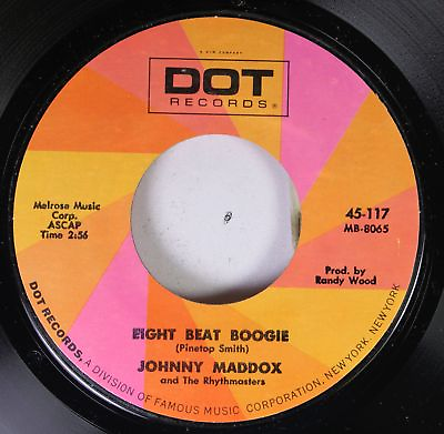 #ad Pop 45 Johnny Maddox Eight Beat Boogie The Crazy Otto On Dot Records $3.00