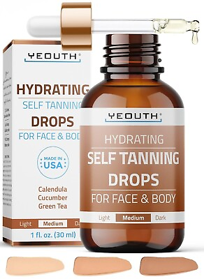 #ad 2024 Face Tanning Drops to Add to Moisturizer Quick Tan Drops Bronzing Drops 1oz $17.95